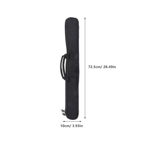 4Pièces Étui De Rangement Noir Pour Flûte Et Accessoires 1
