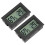 4Pièces Hygromètre Mini Noir Pour Usage Extérieur 9