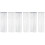 6Pcs Silver Tassel Curtain String Curtain for Door and Window 4
