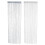 6Pcs Silver Tassel Curtain String Curtain for Door and Window 1