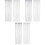 6Pcs Silver Tassel Curtain String Curtain for Door and Window 3