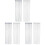6Pcs Silver Tassel Curtain String Curtain for Door and Window 2