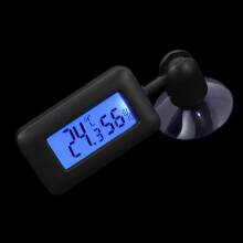3Pièces Thermomètres Reptiles Noir Avec Ventouse Rotative 360 Précis
