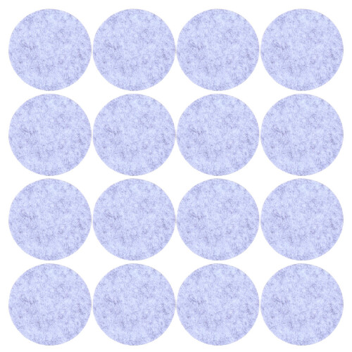 40Pièces Tapis Feutre Protège Gris Antidérapant