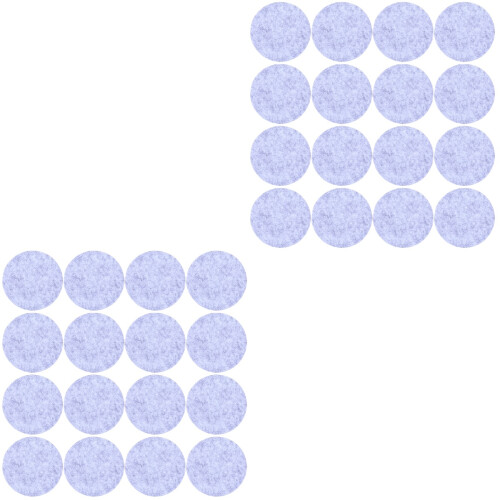 40Pièces Tapis Feutre Protège Gris Antidérapant 2