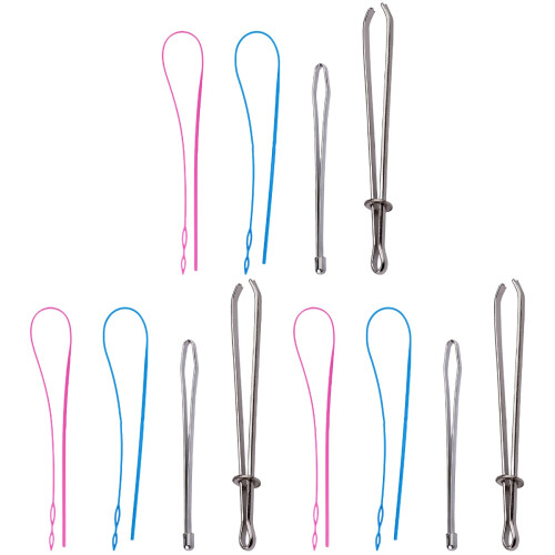 12St Handige Plastic Metalen Drawstring Threader Voor Koordvervanging 1