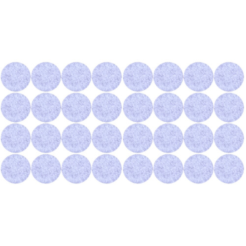 40Pièces Tapis Feutre Protège Gris Antidérapant 1