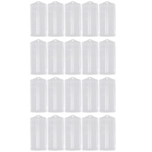 60Pcs Transparent Watch Band Holder Recyclable Storage Case