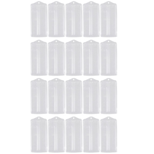 60Pcs Transparent Watch Band Holder Recyclable Storage Case