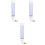 3Pcs Blue Automatic Water Kettle for Pet Birds Easy Clean Leakproof 3