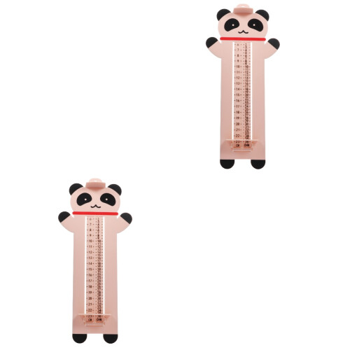 2Pièces Pied Bébé Rose Glissière Ajustable 2