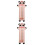 2Pièces Pied Bébé Rose Glissière Ajustable 5