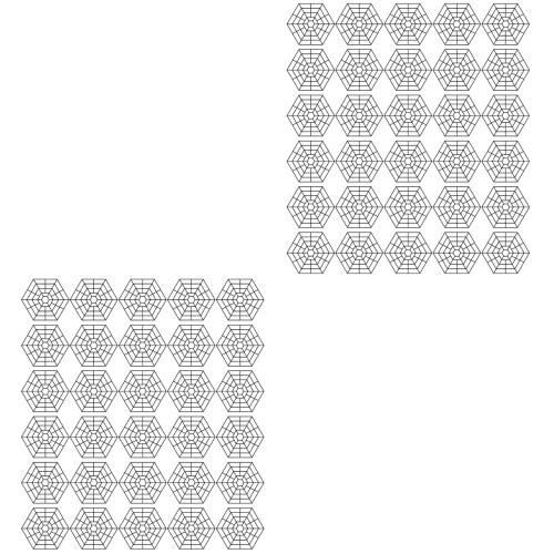 60Pièces Filets Créatifs En Nylon Noir Pour Protection Étang 2