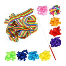 28Pcs Gymnastics Ribbons Twirling Rods Assorted Colors