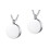 2Pcs Silver Diffuser Ashes Pendant Charms Durable Memorial Keepsake 4