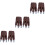 6Pièces Claws Marron Pour Activités Ludiques Et Décor 7