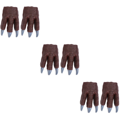 6Pièces Claws Marron Pour Activités Ludiques Et Décor 2