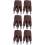 6Pièces Claws Marron Pour Activités Ludiques Et Décor 4