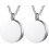 2Pcs Silver Diffuser Ashes Pendant Charms Durable Memorial Keepsake 2