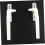 External Flat Window Handle Door And Window Handle White Open Door Buckle 3