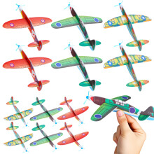 108Pièces Jeux D'avions Planeurs Pour Enfants Jouets Extérieur Colorés