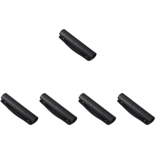 5Pcs Durable PU Bag Handle Sleeves Black Handbag Handle Wraps 2