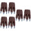 6Pièces Claws Marron Pour Activités Ludiques Et Décor 5