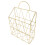 2Pcs Iron Yellow Wall Shelf Storage Rack for Home Office Decor 1
