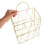 2Pcs Iron Yellow Wall Shelf Storage Rack for Home Office Decor 7