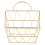 2Pcs Iron Yellow Wall Shelf Storage Rack for Home Office Decor 8