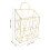 2Pcs Iron Yellow Wall Shelf Storage Rack for Home Office Decor 2