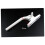 Window handle, door lever, latch lock, open, white 3