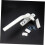 Window handle, door lever, latch lock, open, white 5