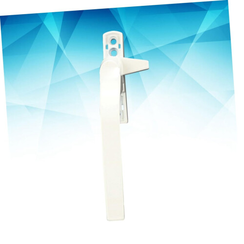 Window handle, door lever, latch lock, open, white 1