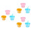 9Pcs Milk Powder Box Rotating Storage Container Assorted Colors Baby 6