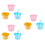 9Pcs Milk Powder Box Rotating Storage Container Assorted Colors Baby 7