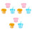 9Pcs Milk Powder Box Rotating Storage Container Assorted Colors Baby 3