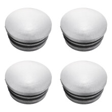 8St Zwarte Rubber Post Caps Voor Hek En Verkeerspaal Bescherming
