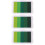 3Pcs Gradient Color Ink Pad Water-Based Green for Use 7