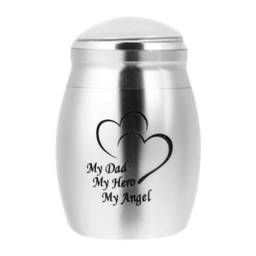 4Pcs Stainless Steel Urn Ash Casket Cremation Container