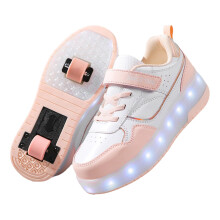 Led Roller Skates Kids 2Wheel LED Shoes For Outdoor Parkour, Children's Wheeled Sports Shoes, Party Birthday Easter