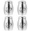 4Pcs Stainless Steel Urn Ash Casket Cremation Container 4