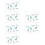 6Pcs Multi Color Cat Shape Stickers Rainbow Prisma PVC Window Decals 4