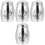 4Pcs Stainless Steel Urn Ash Casket Cremation Container 2
