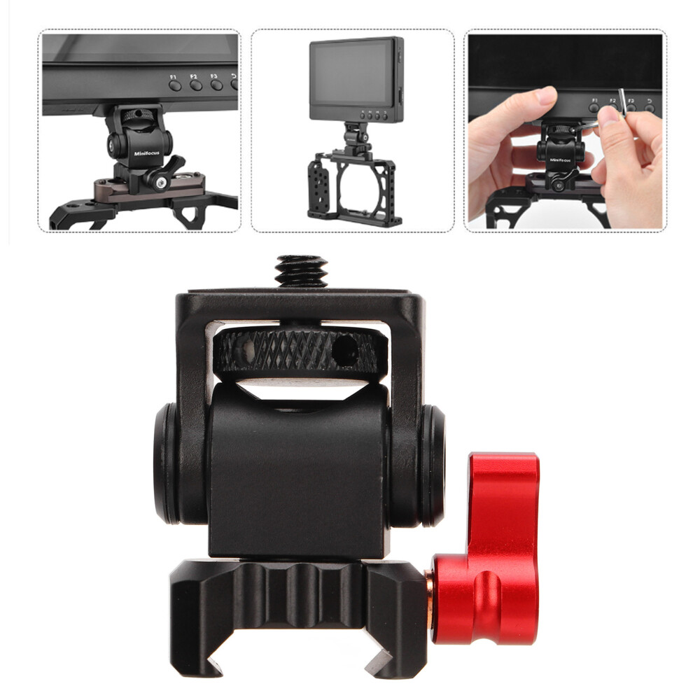Universal 1/4In Thread Field Monitor Mount With Quick Release, Aluminum Alloy 4901373578034