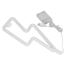 Pink LED Neon Sign Light | 34x13cm Wall Decor USB/Battery Powered