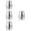 4Pcs Stainless Steel Urn Ash Casket Cremation Container 6