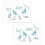 6Pcs Multi Color Cat Shape Stickers Rainbow Prisma PVC Window Decals 7