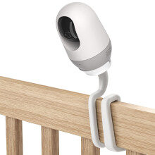 Flexible Twist Mount with 3M Adhesive Tape, 1/4' Screw Connector, Compatible with Nooie Baby Monitor without Tools or Wall Damage