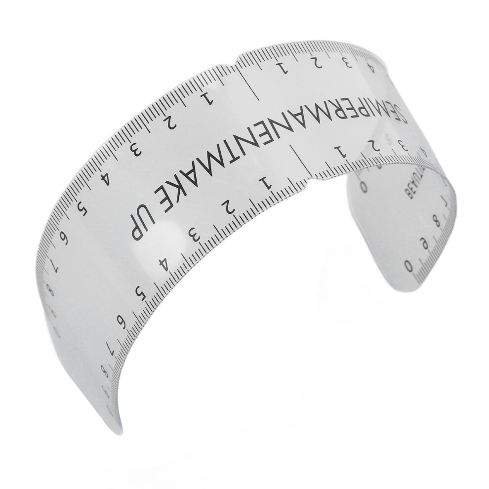Reusable Eyebrow Template Measuring Ruler Perfect for Beginners